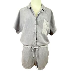 Young Fabulous & Broke Pale Lavender Utility Romper L